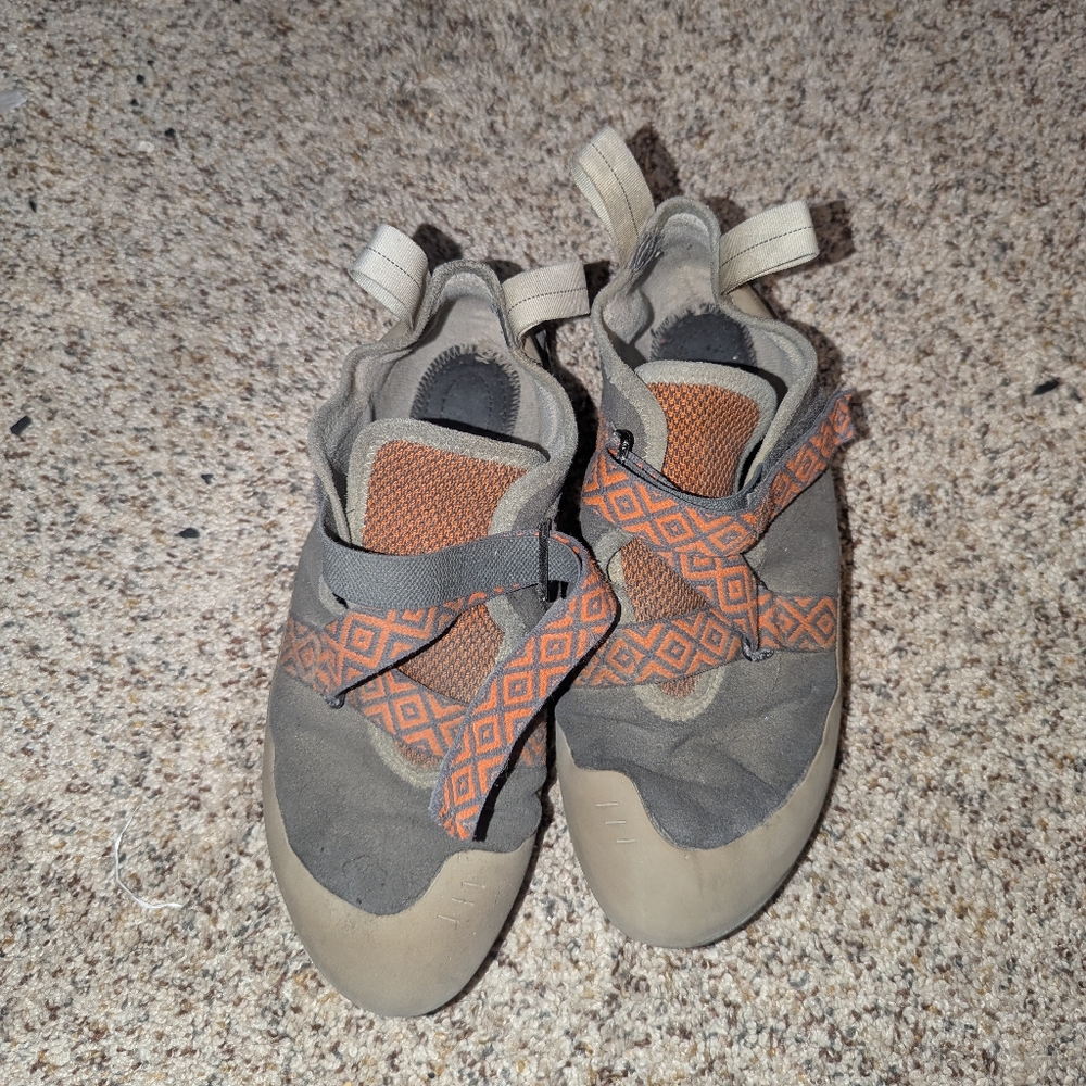Butora Senegi Gray and Orange Rock Climbing Shoes
